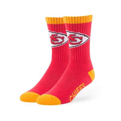 Kansas City Chiefs 47 Brand Bolt Sport Crew Socks