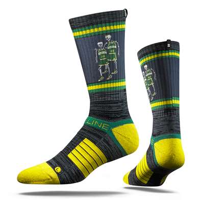 Seattle Supersonics Strideline Strapped Fit 2.0 Socks - RIP 90's