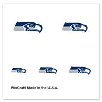 Seattle Seahawks Fingernail Tattoos - 4 Pack