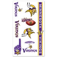 Minnesota Vikings Temporary Tattoos