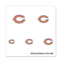 Chicago Bears Fingernail Tattoos - 4 Pack