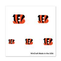 Cincinnati Bengals Fingernail Tattoos - 4 Pack