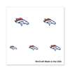 Denver Broncos Fingernail Tattoos - 4 Pack