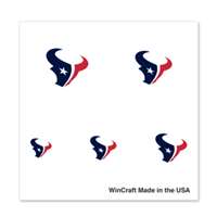 Houston Texans Fingernail Tattoos - 4 Pack