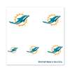 Miami Dolphins Fingernail Tattoos - 4 Pack