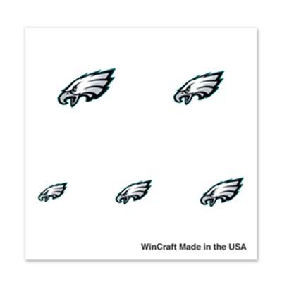 Philadelphia Eagles Fingernail Tattoos - 4 Pack