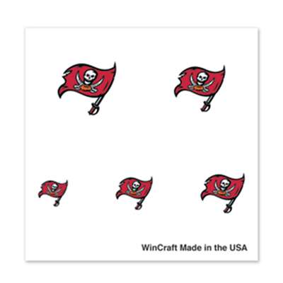 Tampa Bay Buccaneers Fingernail Tattoos - 4 Pack