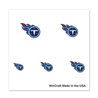 Tennessee Titans Fingernail Tattoos - 4 Pack