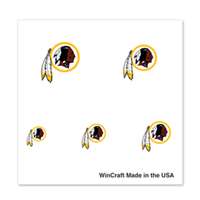 Washington Redskins Fingernail Tattoos - 4 Pack