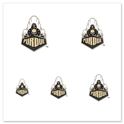 Purdue Boilermakers Fingernail Tattoos - 4 Pack