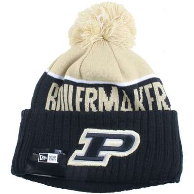 Purdue Boilermakers New Era Sport Knit Pom Beanie