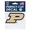 Purdue Boilermakers Perfect Cut Decal - Dad