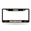 Purdue Boilermakers Black License Plate Frame