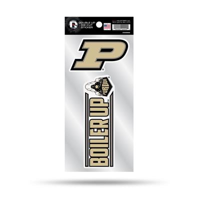 Purdue Boilermakers Double Up Die Cut Decal Set