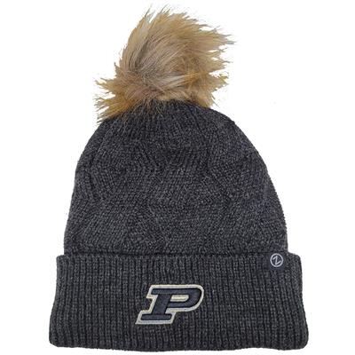 Purdue Boilermakers Zephyr Women's Tina Pom Knit B