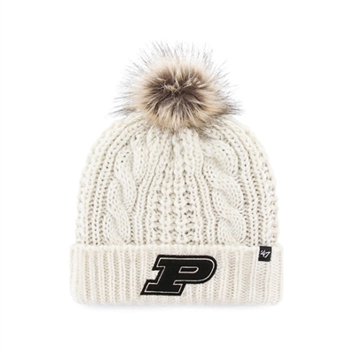 Purdue Boilermakers 47 Brand Womens Meeko Pom Knit