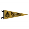 Purdue Boilermakers Wool Felt Pennant - 9" x 24"