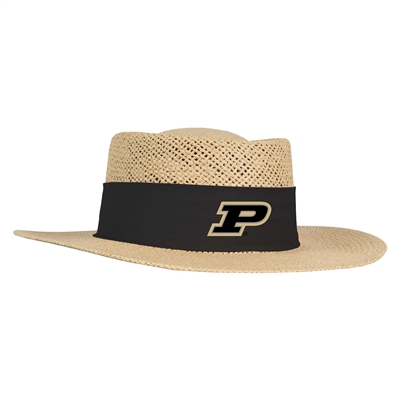 Purdue Boilermakers Ahead Gambler Straw Hat