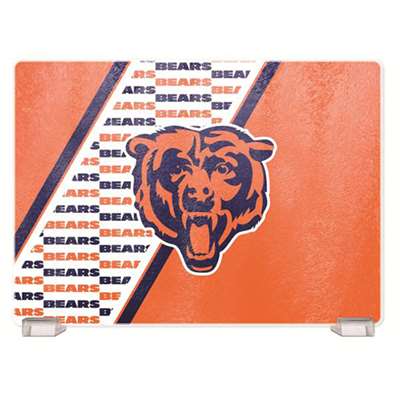 Chicago Bears Glass Cutting Board