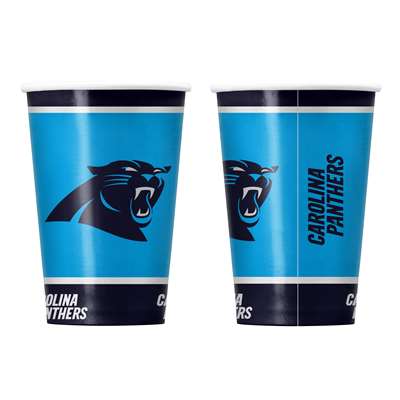 Carolina Panthers Disposable Paper Cups - 20 Pack