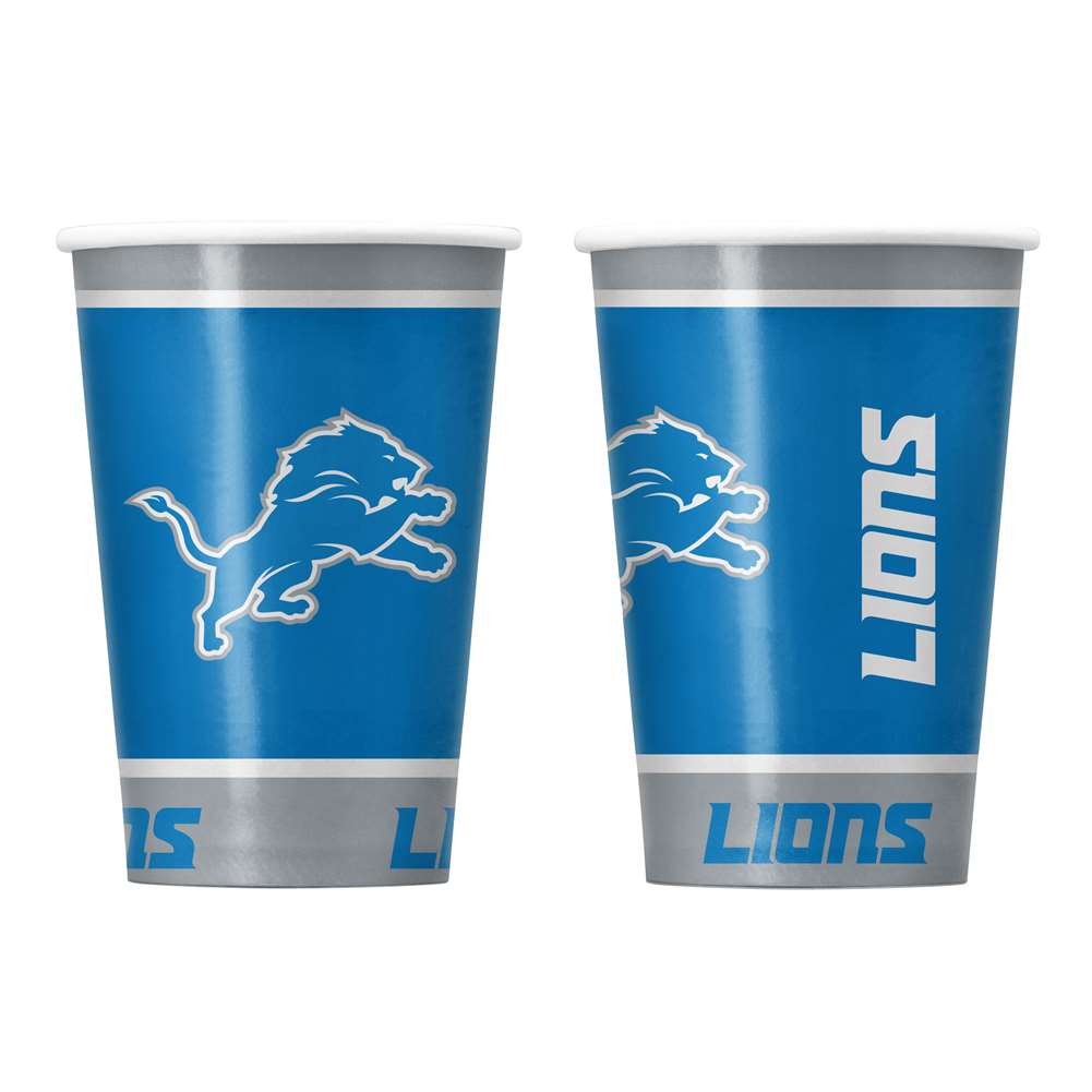 Detroit Lions Plastic Cups, 24 Count for 24 Guests