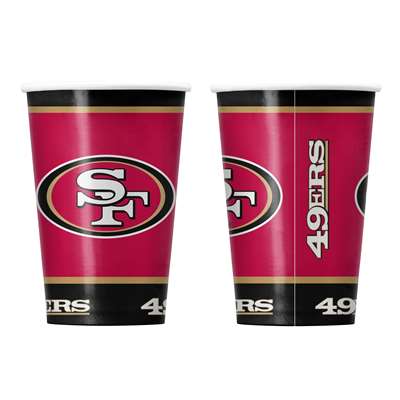 San Francisco 49ers Disposable Paper Cups - 20 Pack