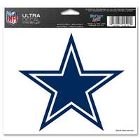 Dallas Cowboys Ultra decals 5" x 6"