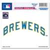 Milwaukee Brewers Ultra decals 5" x 6" - Cooperstown Logo