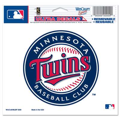 Minnesota Twins Ultra decals 5" x 6"