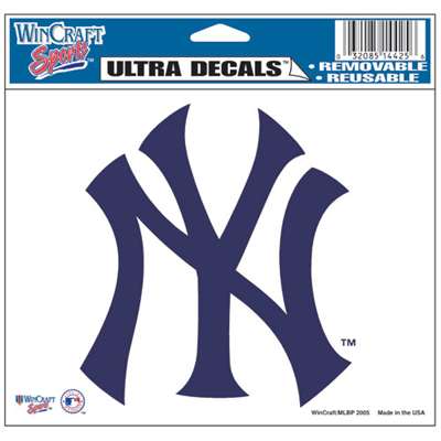 New York Yankees Ultra decals 5" x 6"