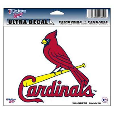 St. Louis Cardinals Ultra decals 5" x 6"