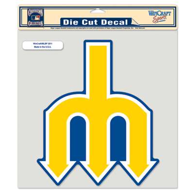 Seattle Mariners Full Color Die Cut Decal - 8" X 8"