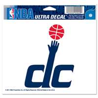 Washington Wizards Ultra decals 5" x 6"