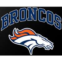 Denver Broncos Full Color Die Cut Transfer Decal - 6" x 6"