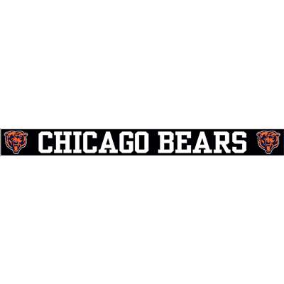 Chicago Bears Die Cut Transfer Decal Strip - White