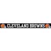 Cleveland Browns Die Cut Transfer Decal Strip - White