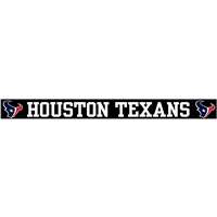 Houston Texans Die Cut Transfer Decal Strip - White