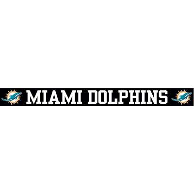 Miami Dolphins Die Cut Transfer Decal Strip - White