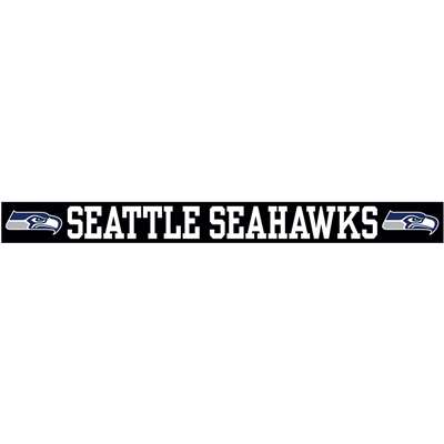 Seattle Seahawks Die Cut Transfer Decal Strip - White