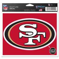 San Francisco 49ers Multi Use Perfect Cut Decal