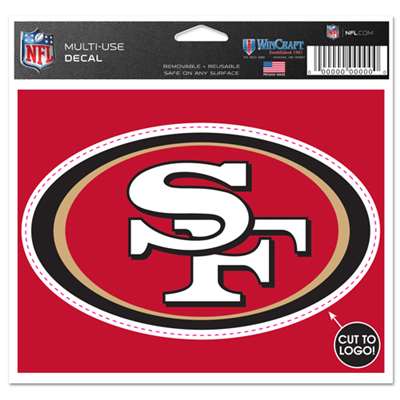 San Francisco 49ers Multi Use Perfect Cut Decal