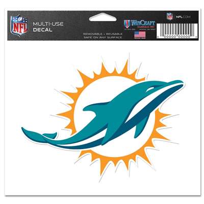 Miami Dolphins Ultra decals 5" x 6" - Dolphin