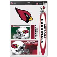 Arizona Cardinals Ultra Decal Set - 11'' X 17''