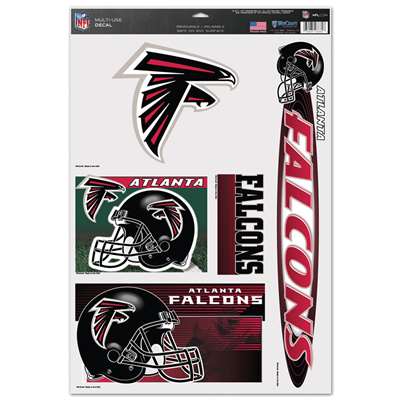 Atlanta Falcons Ultra Decal Set - 11'' X 17''