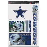 Dallas Cowboys Ultra Decal Set - 11'' X 17''