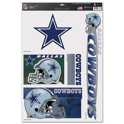 Dallas Cowboys Ultra Decal Set - 11'' X 17''