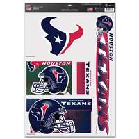 Houston Texans Ultra Decal Set - 11'' X 17''