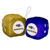 Baltimore Ravens Fuzzy Dice