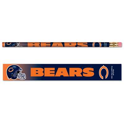 Chicago Bears Pencil - 6-pack