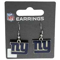 New York Giants Dangler Earrings